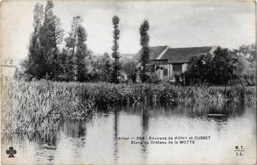 Iconographie - Environs de Vichy et Cusset - Etang du château de la Motte