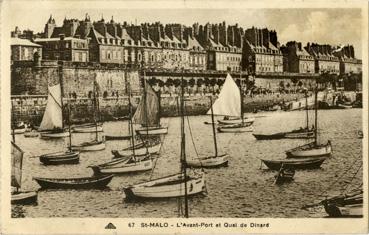 Iconographie - L'avant-port et le quai de Dinard