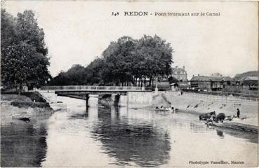 Iconographie - Pont tournant sur le canal