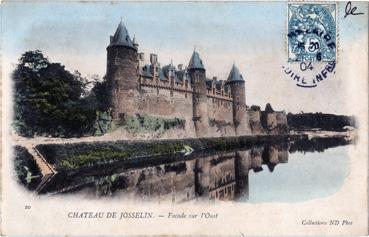 Iconographie - Château de Josselin - Façade sur l'Oust