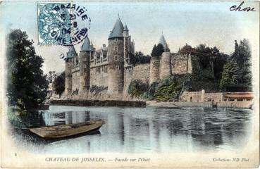 Iconographie - Château de Josselin - Façade sur l'Oust