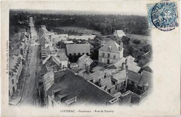 Iconographie - Panorama - Rue de Pontivy