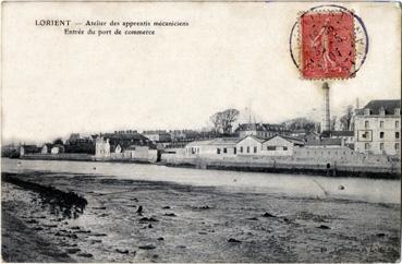 Iconographie - Atelier des apprentis mécaniciens - Entrée du port de commerce