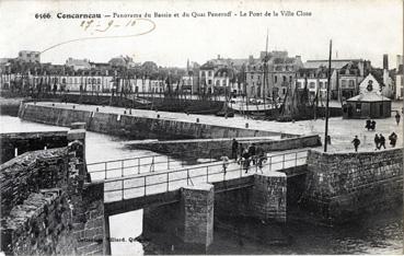 Iconographie - Panorama du bassin et du quai Peneroff - Le port de la ville cloce