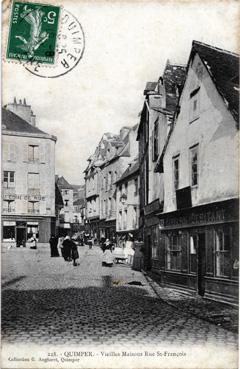 Iconographie - Vieilles maisons, rue Saint-François