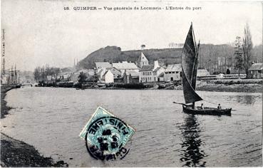 Iconographie - Vue générale de Locmaria - L'entrée du port
