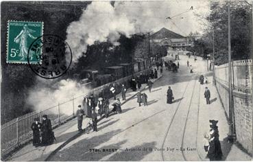 Iconographie - Avancée de la porte Foy - La gare