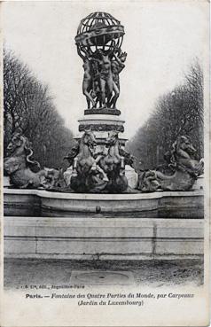 Iconographie - Fontaine des Quatre Parties du Monde, par Carpeaux