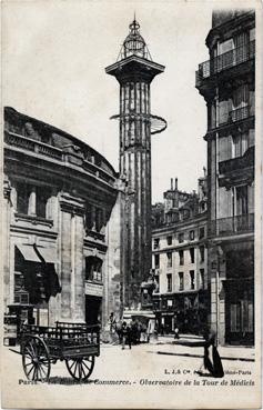 Iconographie - La Bourse de Commerce - Observatoire de la tour de Médicis