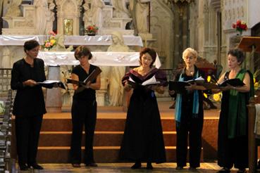 Iconographie - Festival Sol en voix - Concert de Ad Limina à l'église