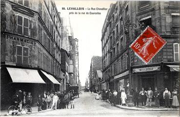 Iconographie - La rue Chevalier près de la rue de Coucelles