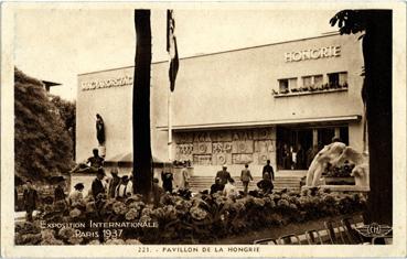 Iconographie - Exposition Internationale, Paris 1937 - Pavillon de la Hongrie