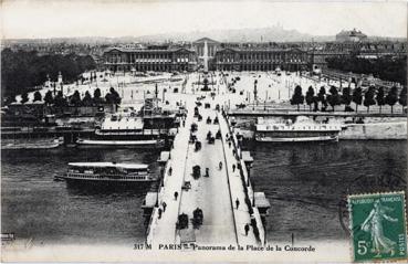 Iconographie - Panorama de la place de la Concorde