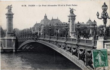 Iconographie - Le pont Alexandre III et le Petit-Palais