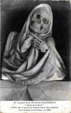 Iconographie - Couvent de la Grande-Chartreuse - Buste de la mort