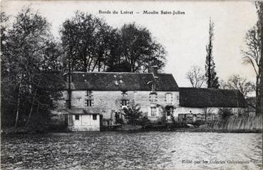 Iconographie - Bords du Loiret - Moulin Saint-Julien