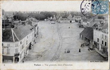 Iconographie - Vue générale, route d'Issoudin