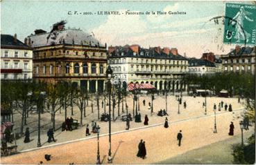 Iconographie - Panorama de la place Gambetta