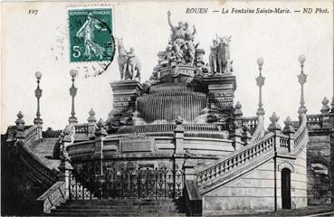Iconographie - La fontaine Sainte-Marie