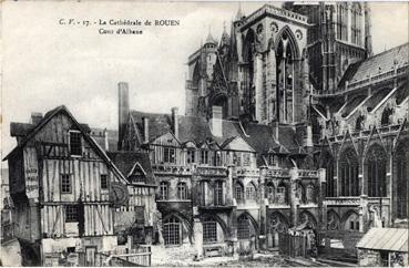 Iconographie - La cathédrale de Rouen - Cour d'Albane