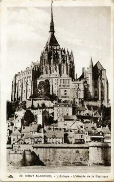 Iconographie - L'abbaye - L'abside de la basilique