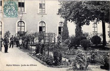 Iconographie - Hôpital militaire - Jardin des Officiers
