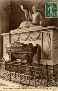 Iconographie - Le tombeau de Bonchamps, chef d'oeuvre de David d'Angers