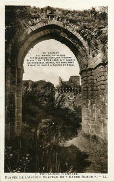 Iconographie - Ruines de l'ancien château de Barbe Bleue