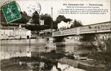Iconographie - Bords de la Charente et le pont tournant