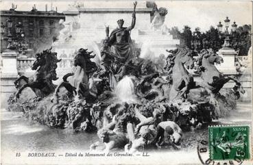 Iconographie - Détail du monument des Girondins