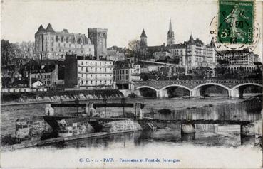 Iconographie - Panorama et pont de Jurançon