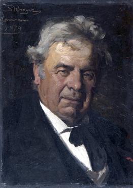 Iconographie - Portrait d'Etienne Guillou, par Peter Severin Kröyer (1851-1909)