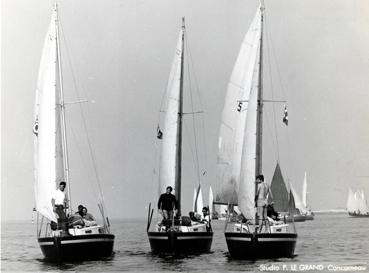 Iconographie - Voiliers de l'école de voile des Glénans