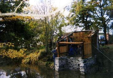 Iconographie - La restauration du lavoir de la Caillonière