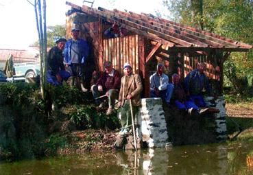 Iconographie - La restauration du lavoir de la Caillonnière