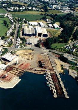 Iconographie - Aménagement du port pour les travaux sur les bateaux