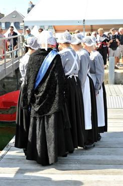 Iconographie - Festival des Filets Bleus - Reine des Filets Bleus et demoiselles d'honneur