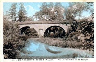 Iconographie - Pont du Gué-Bifou sur la Boulogne