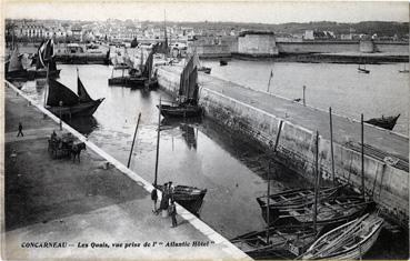 Iconographie - Les quais, vue prise de l'Atlantic Hôtel