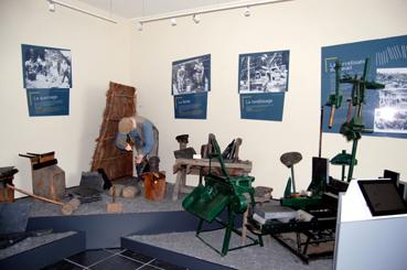Iconographie - La salle d'exposition rénovée en 2012 au Musée de l'ardoise