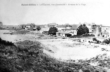 Iconographie - Les chalets, vue d'ensemble - Avenue de la Plage