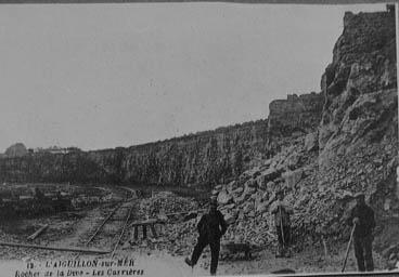 Iconographie - Rocher de la Dive. Les Carrières