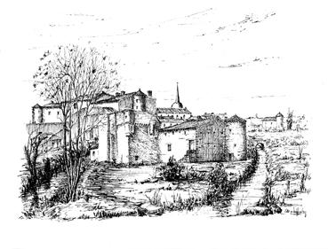 Iconographie - Le château féodale de la Naulière