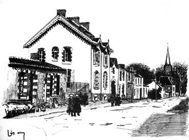 Iconographie - Villa rue de la Gare, vers 1900