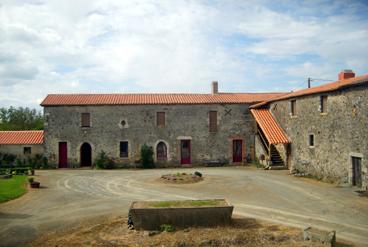 Iconographie - Cour intérieure de La Ruffelière