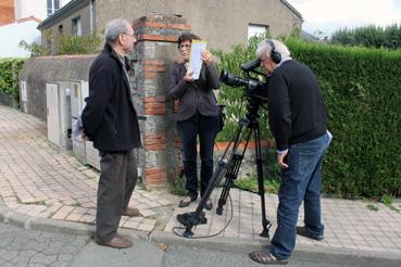 Iconographie - Tournage de QR Code à l'église d'Aizenay