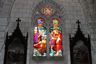 Iconographie - Eglise Saint-Benoît - Vitrail : Scènes de la vie du Christ