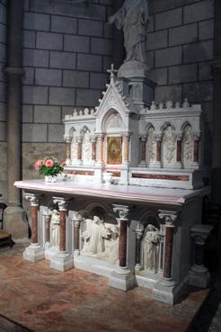 Iconographie - Eglise Saint-Benoît - Chapelle du Sacré-Coeur, l'autel