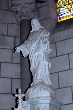 Iconographie - Eglise Saint-Benoît - Chapelle du Sacré-Coeur, statue