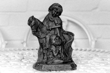 Iconographie - Statut de saint Martin partageant sa cape